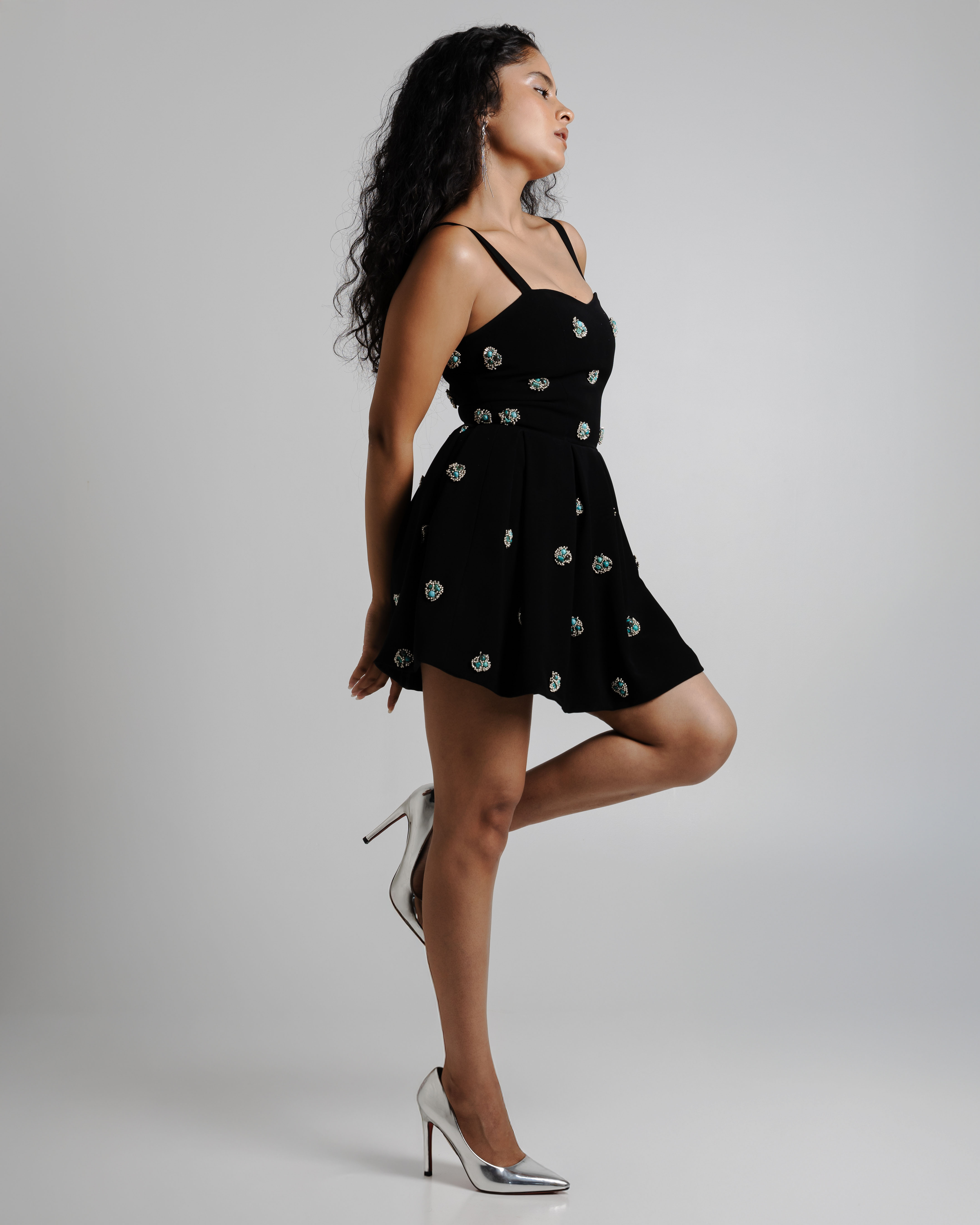 DAWA Short Embroidered Dress